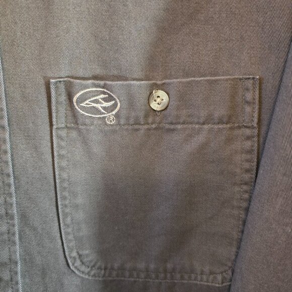 REDHEAD MENS 90S VINTAGE OUTDOOR 100% COTTON SHIRT BROWN TAN LONG SLEEVE MEDIUM - Picture 5 of 11